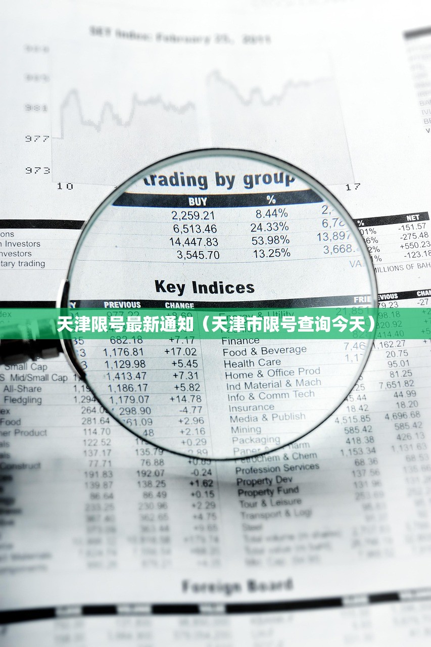 天津限号最新通知（天津市限号查询今天）