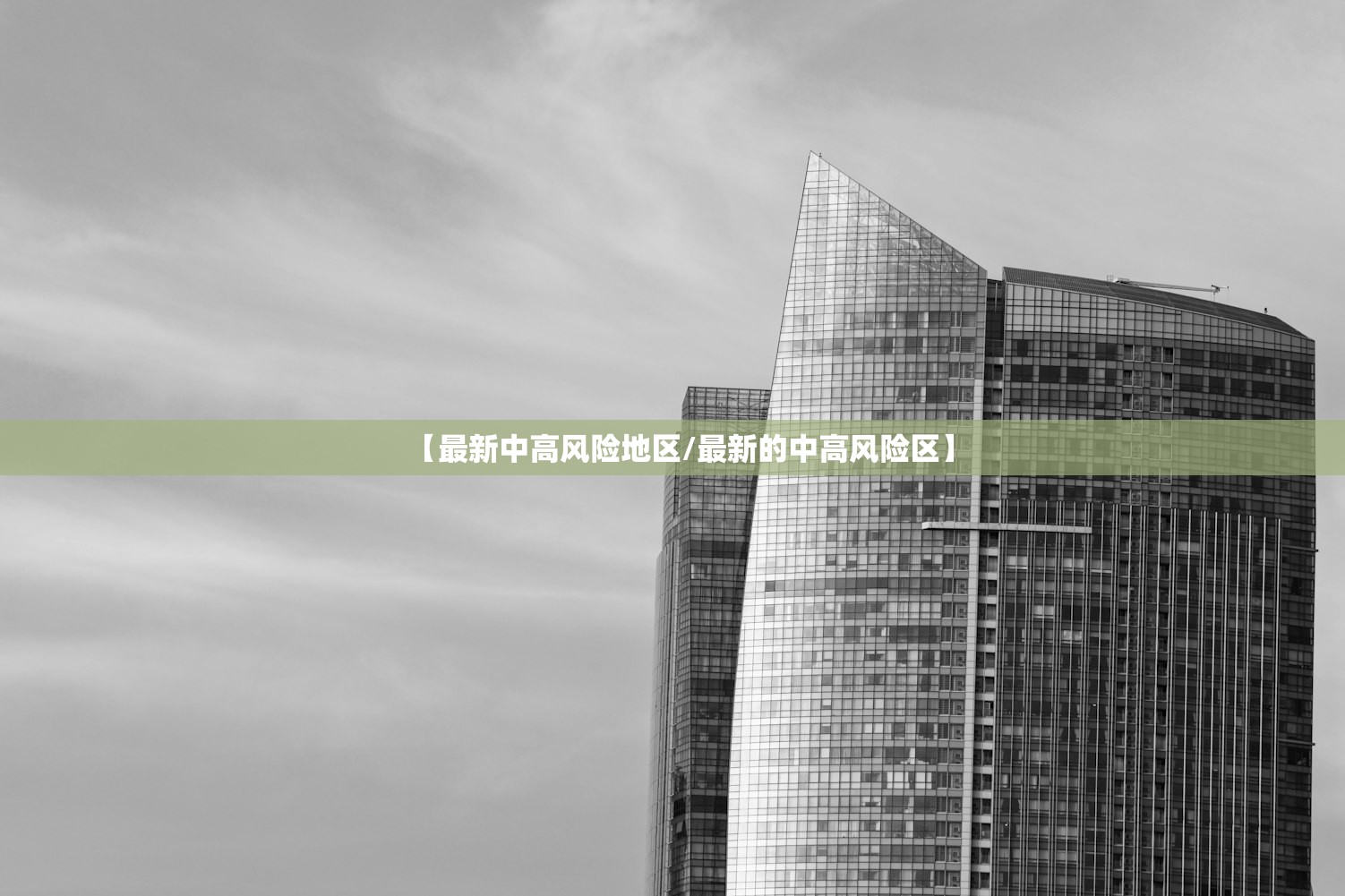 【最新中高风险地区/最新的中高风险区】