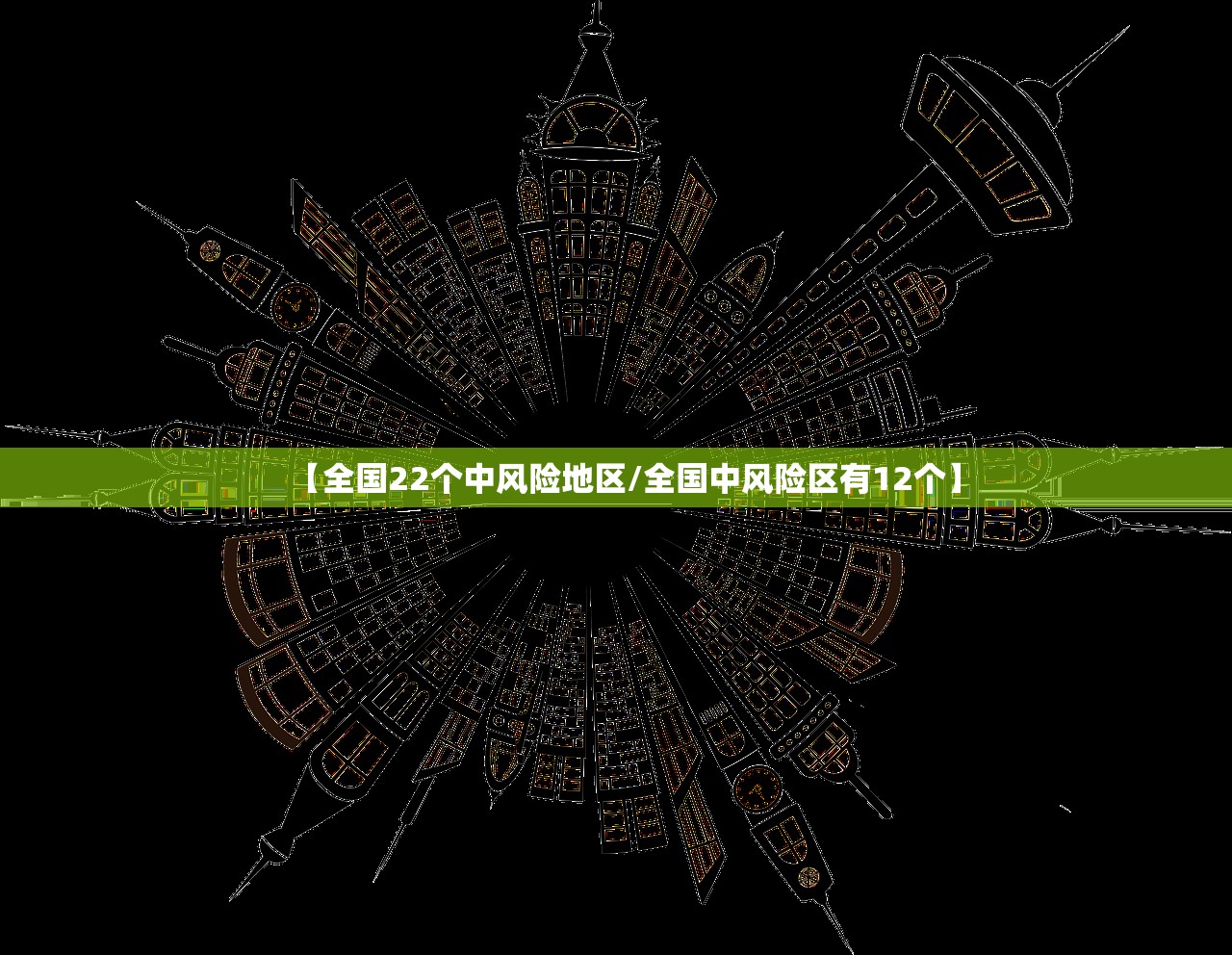 【全国22个中风险地区/全国中风险区有12个】 【全国22个中风险地区/全国中风险区有12个】