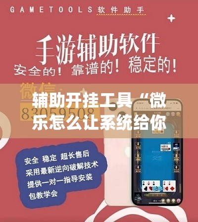 辅助开挂工具“微乐怎么让系统给你发好牌”开挂(透视)最新辅助详细