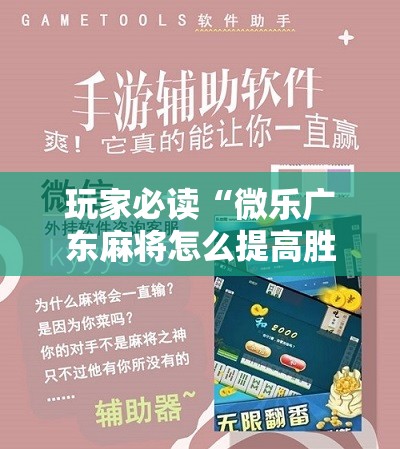 玩家必读“微乐广东麻将怎么提高胜率	”详细分享装挂步骤