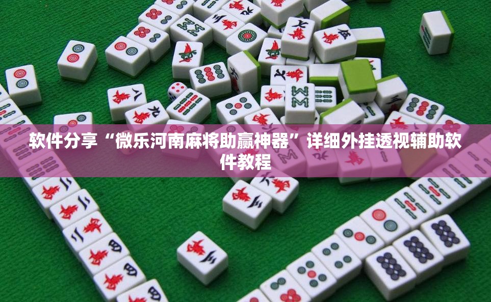 软件分享“微乐河南麻将助赢神器”详细外挂透视辅助软件教程
