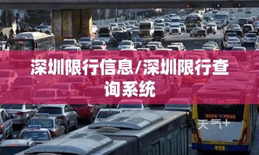 深圳限行信息/深圳限行查询系统
