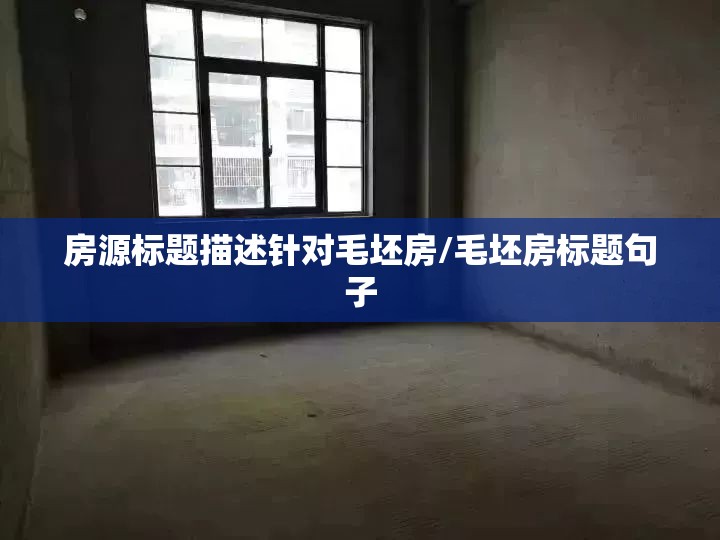 房源标题描述针对毛坯房/毛坯房标题句子