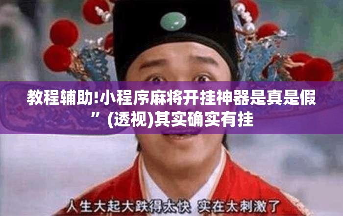 教程辅助!小程序麻将开挂神器是真是假”(透视)其实确实有挂