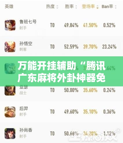 万能开挂辅助“腾讯广东麻将外卦神器免费下载安装	”科技辅助神器手机版