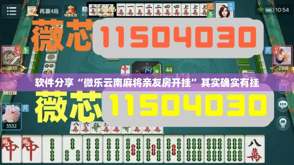 软件分享“微乐云南麻将亲友房开挂	”其实确实有挂