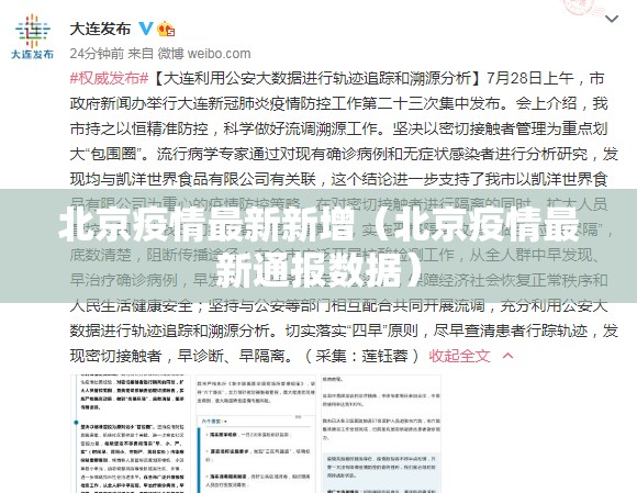 北京疫情最新新增（北京疫情最新通报数据）