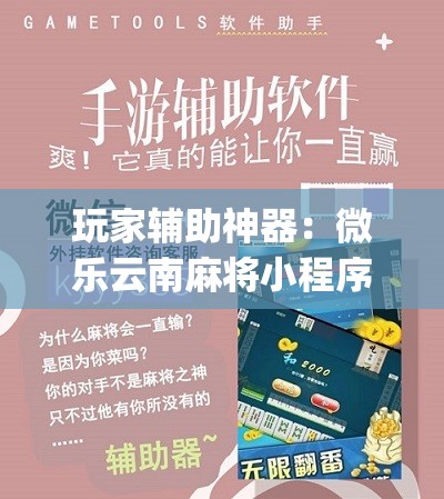 玩家辅助神器：微乐云南麻将小程序开挂免费软件”(辅助神器)开挂详细教程
