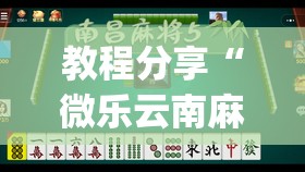 教程分享“微乐云南麻将亲友房开挂”开挂(透视)辅助教程