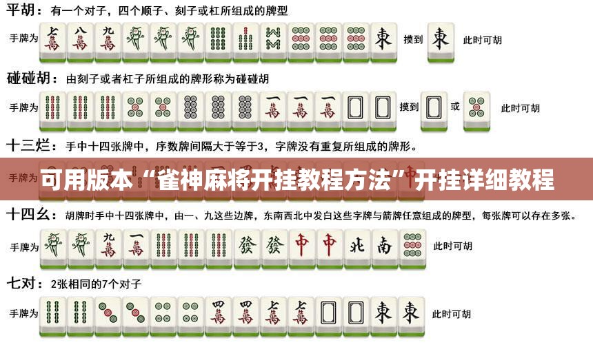 可用版本“雀神麻将开挂教程方法	”开挂详细教程