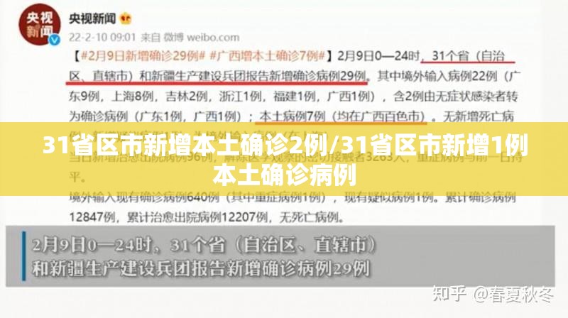 31省区市新增本土确诊2例/31省区市新增1例本土确诊病例