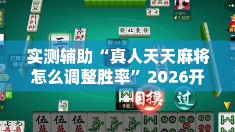 实测辅助“真人天天麻将怎么调整胜率	”2026开挂教程步骤