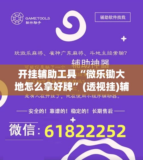 开挂辅助工具“微乐锄大地怎么拿好牌”(透视挂)辅助下载教程