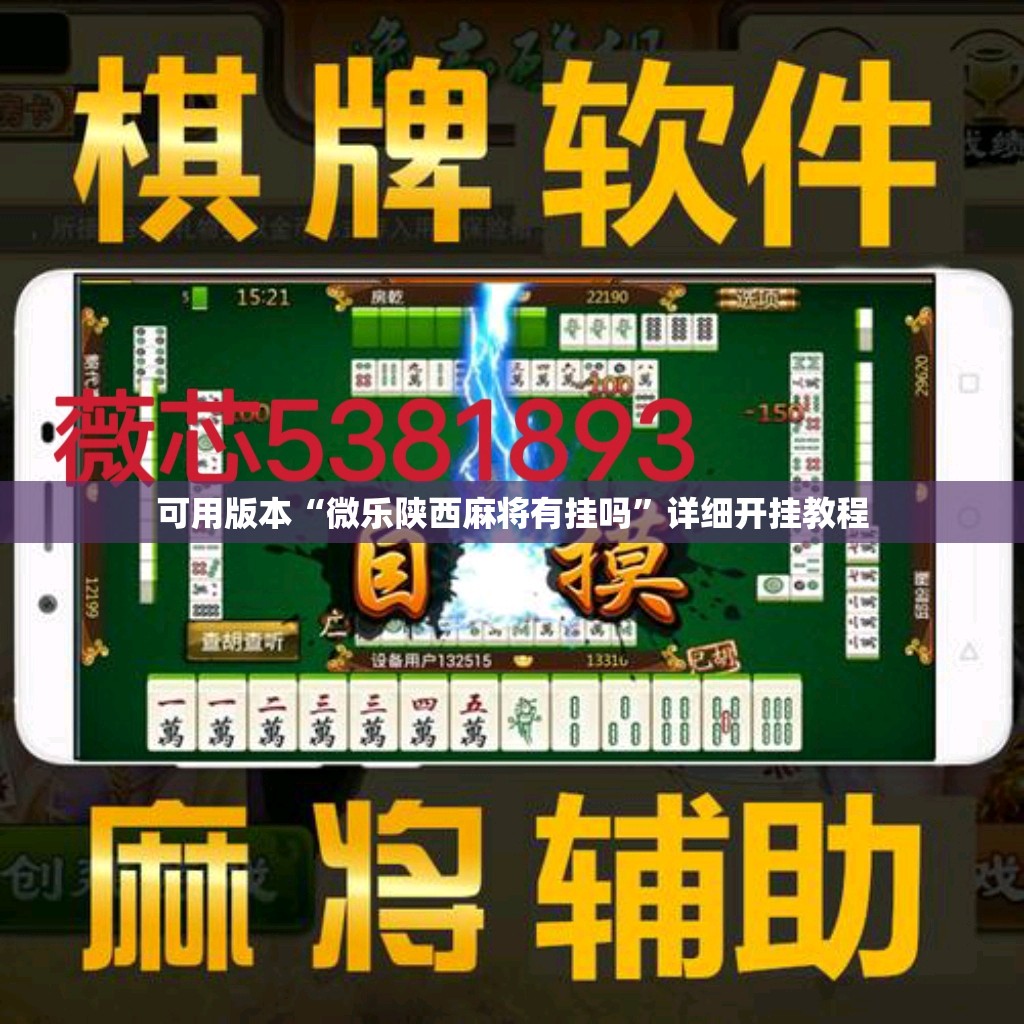 可用版本“微乐陕西麻将有挂吗”详细开挂教程