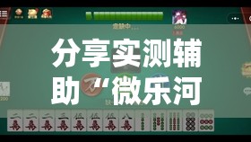 分享实测辅助“微乐河南麻将万能挂	”2026开挂教程步骤