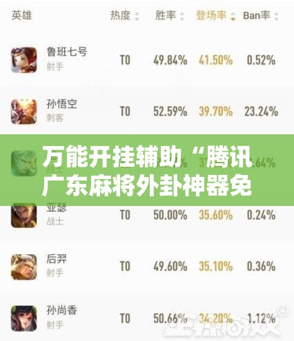 万能开挂辅助“腾讯广东麻将外卦神器免费下载安装	”详细分享装挂步骤