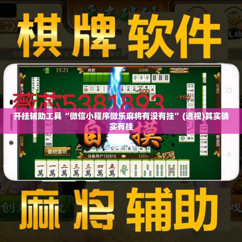 开挂辅助工具“微信小程序微乐麻将有没有挂”(透视)其实确实有挂