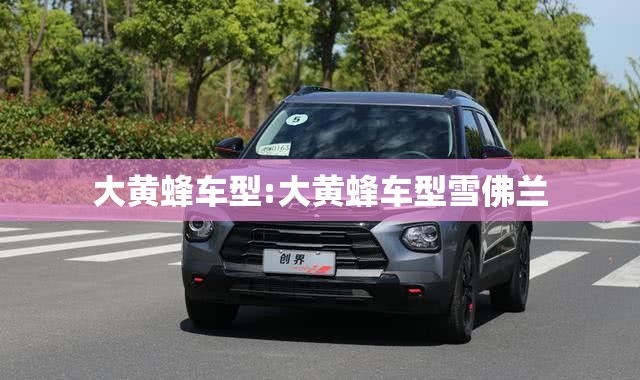 大黄蜂车型:大黄蜂车型雪佛兰