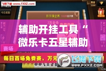 辅助开挂工具“微乐卡五星辅助器”(透视)其实确实有挂