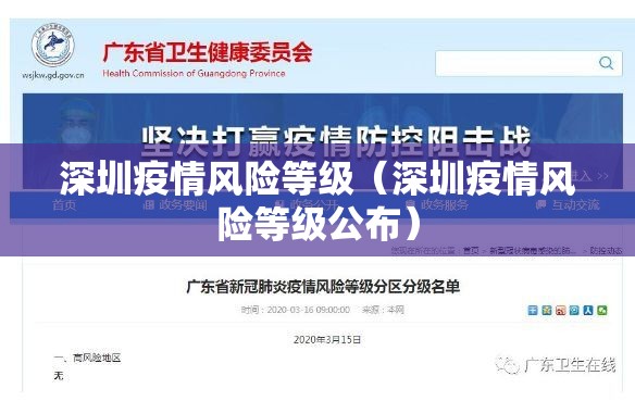 深圳疫情风险等级（深圳疫情风险等级公布）