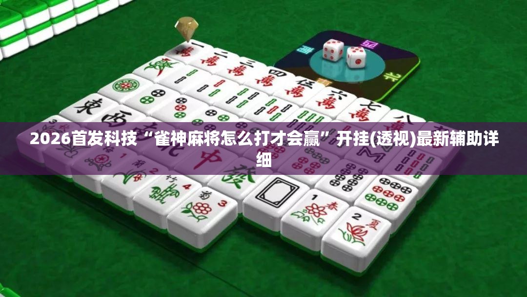 2026首发科技“雀神麻将怎么打才会赢	”开挂(透视)最新辅助详细