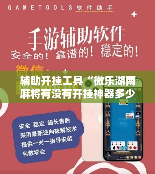 辅助开挂工具“微乐湖南麻将有没有开挂神器多少钱	”科技辅助神器手机版