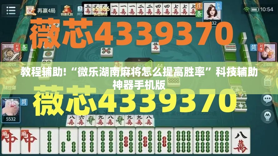 教程辅助!“微乐湖南麻将怎么提高胜率	”科技辅助神器手机版
