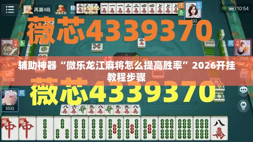 辅助神器“微乐龙江麻将怎么提高胜率”2026开挂教程步骤