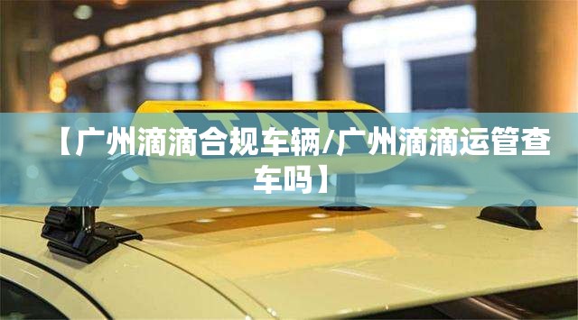 【广州滴滴合规车辆/广州滴滴运管查车吗】