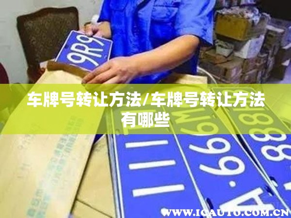 车牌号转让方法/车牌号转让方法有哪些
