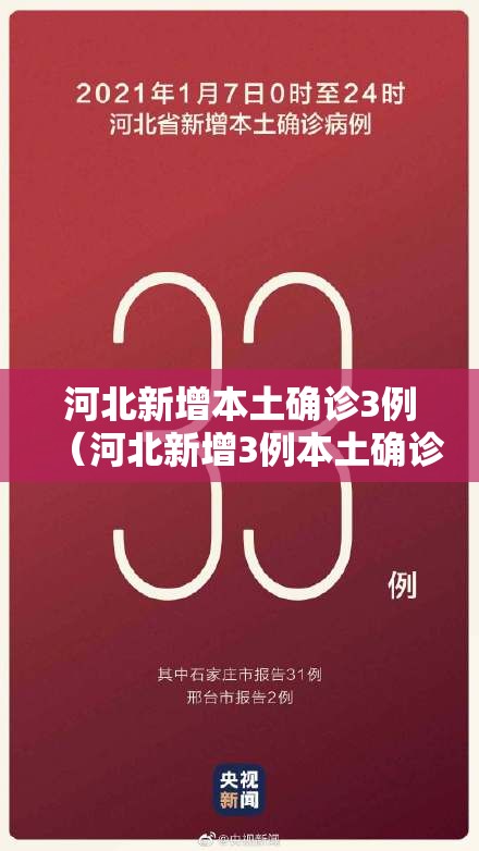 河北新增本土确诊3例（河北新增3例本土确诊病例）