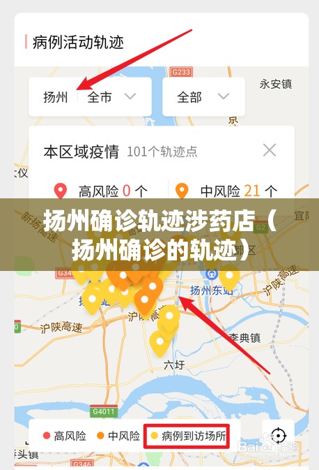 扬州确诊轨迹涉药店（扬州确诊的轨迹）