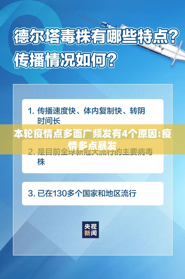 本轮疫情点多面广频发有4个原因:疫情多点暴发