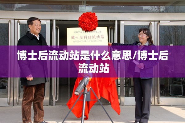 博士后流动站是什么意思/博士后 流动站