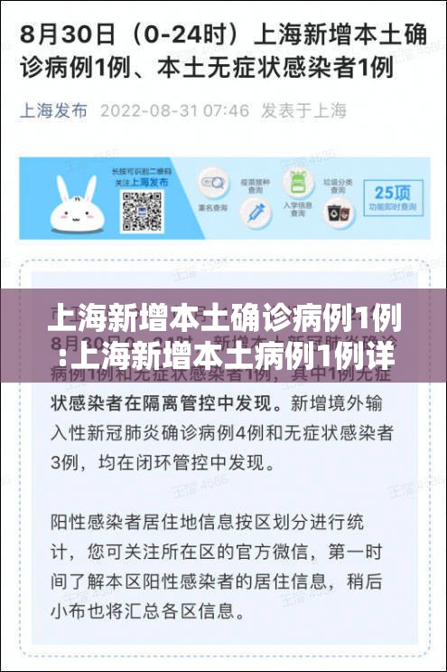 上海新增本土确诊病例1例:上海新增本土病例1例详情