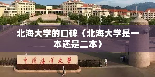 北海大学的口碑（北海大学是一本还是二本）