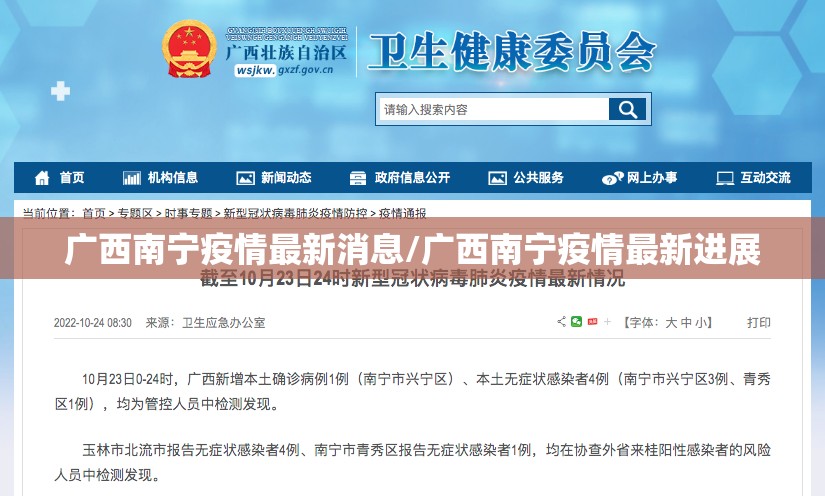 广西南宁疫情最新消息/广西南宁疫情最新进展