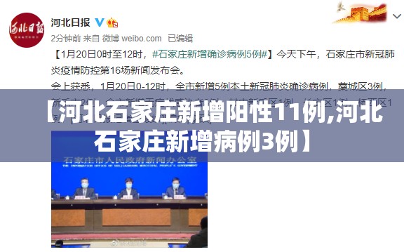 【河北石家庄新增阳性11例,河北石家庄新增病例3例】
