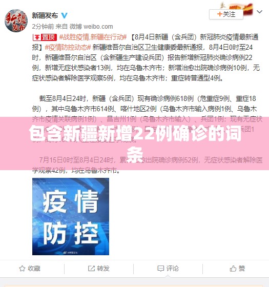 包含新疆新增22例确诊的词条