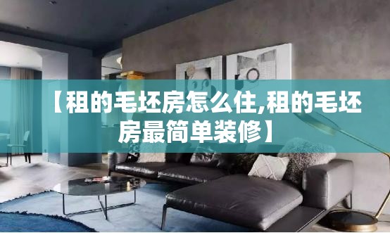 【租的毛坯房怎么住,租的毛坯房最简单装修】