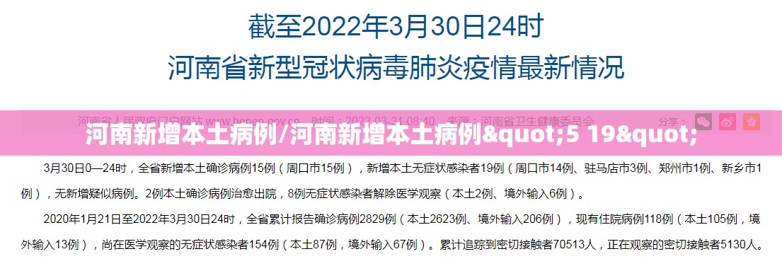 河南新增本土病例/河南新增本土病例"5 19"