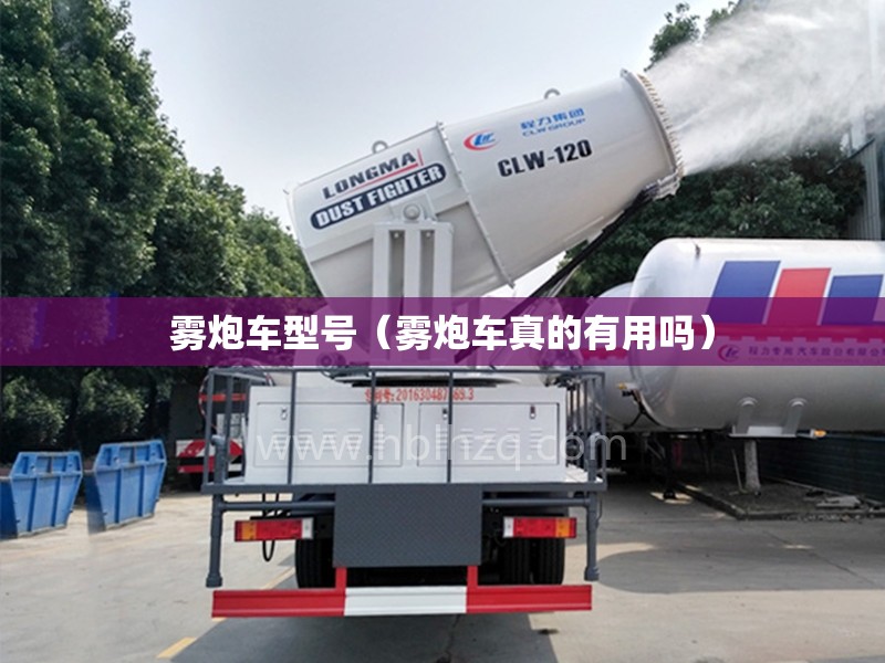 雾炮车型号（雾炮车真的有用吗）