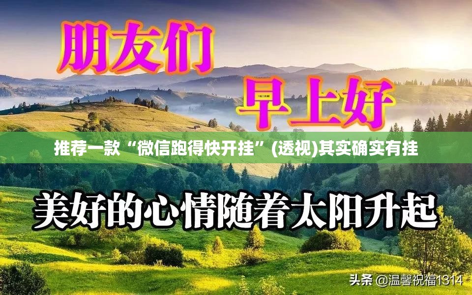 推荐一款“微信跑得快开挂	”(透视)其实确实有挂