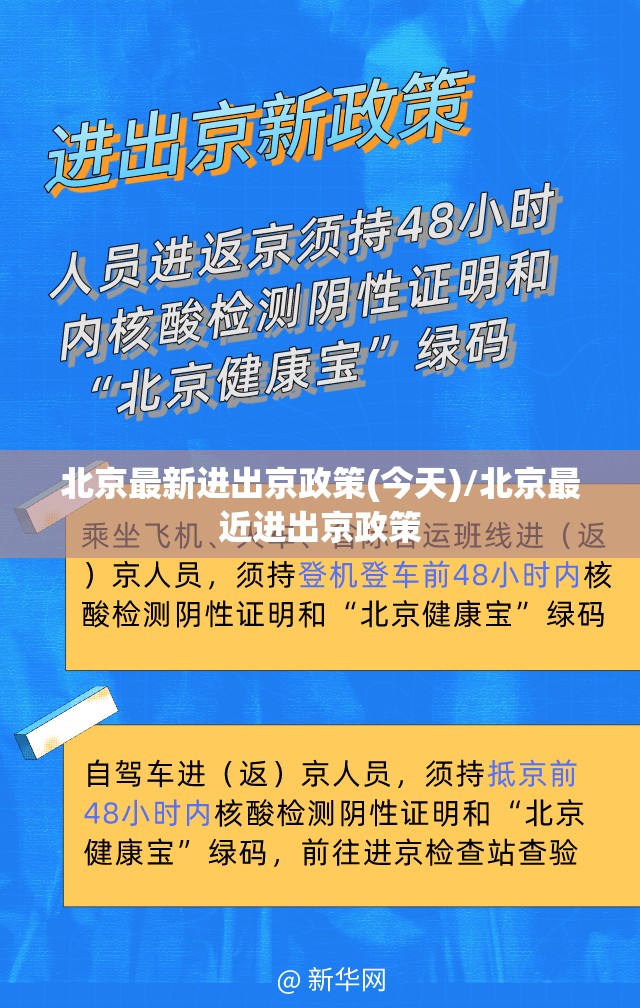 北京最新进出京政策(今天)/北京最近进出京政策