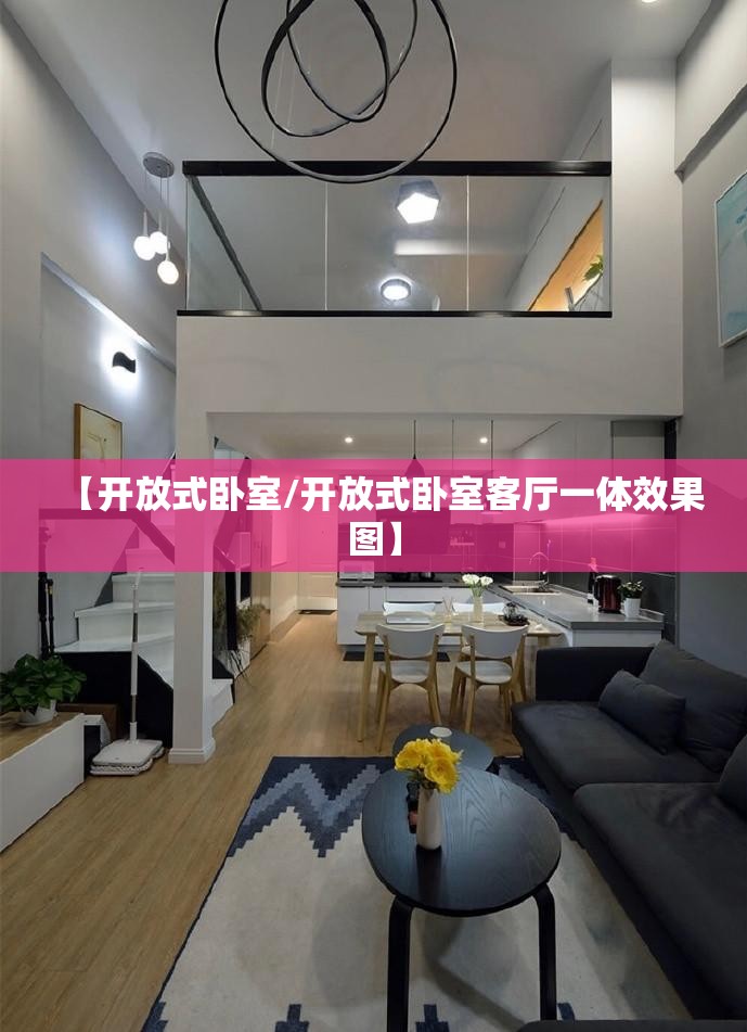 【开放式卧室/开放式卧室客厅一体效果图】