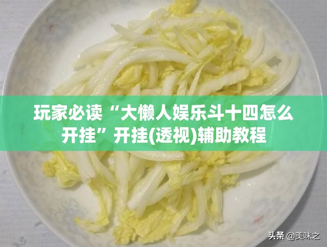 玩家必读“大懒人娱乐斗十四怎么开挂”开挂(透视)辅助教程