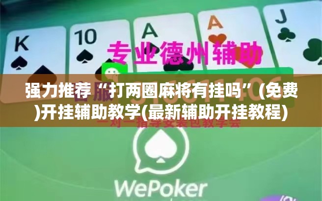 强力推荐“打两圈麻将有挂吗”(免费)开挂辅助教学(最新辅助开挂教程)