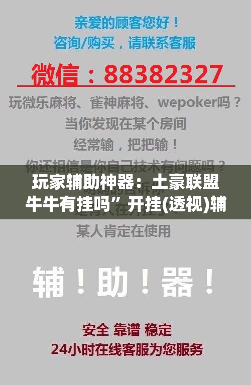 玩家辅助神器：土豪联盟牛牛有挂吗	”开挂(透视)辅助神器