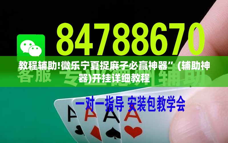 教程辅助!微乐宁夏捉麻子必赢神器”(辅助神器)开挂详细教程